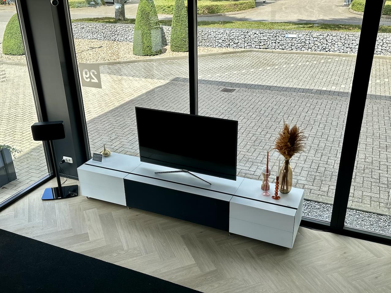 soundbar tv-meubel 2.63m, kleur Snow