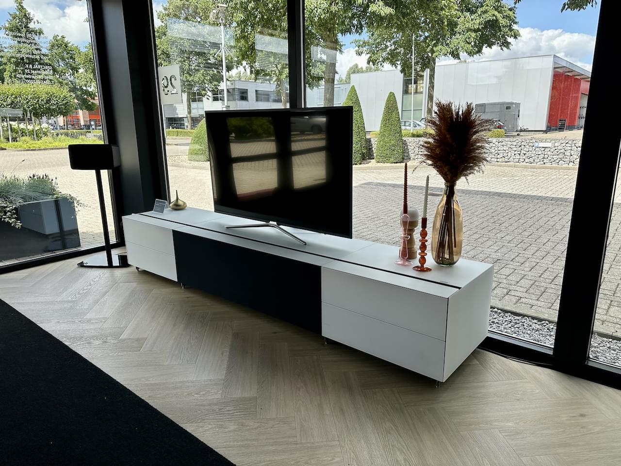 soundbar tv-meubel 2.63m, kleur Snow