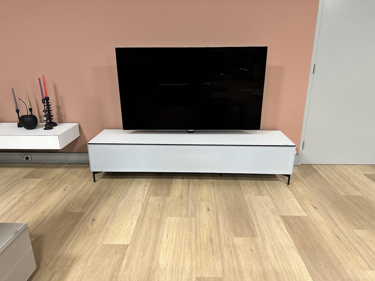 soundbar tv-meubel in Snow, 2.00 m breed