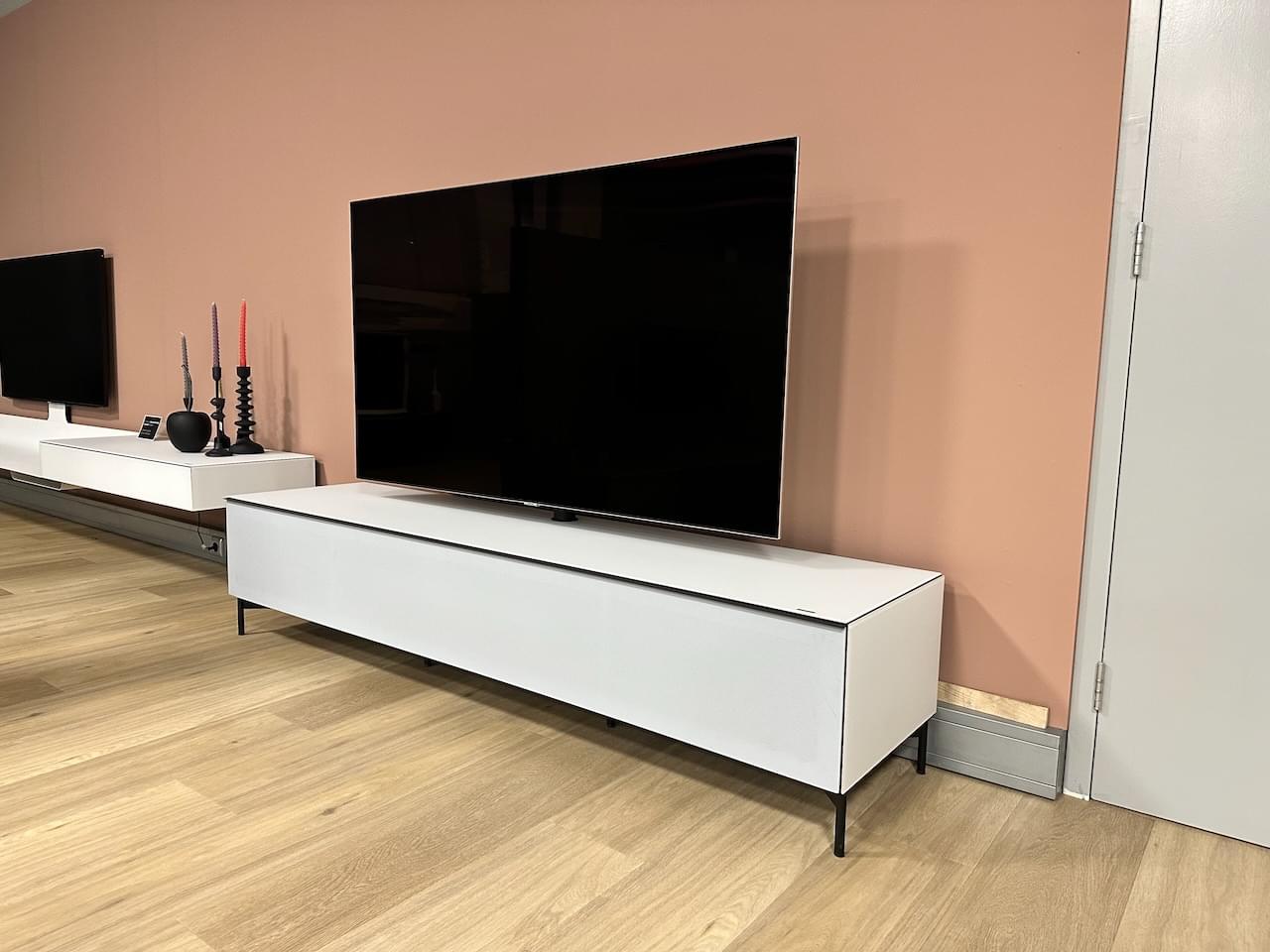 soundbar tv-meubel in Snow, 2.00 m breed