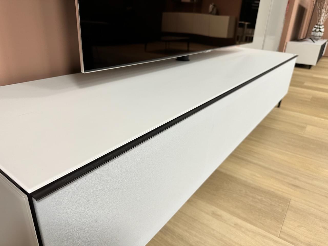 soundbar tv-meubel in Snow, 2.00 m breed