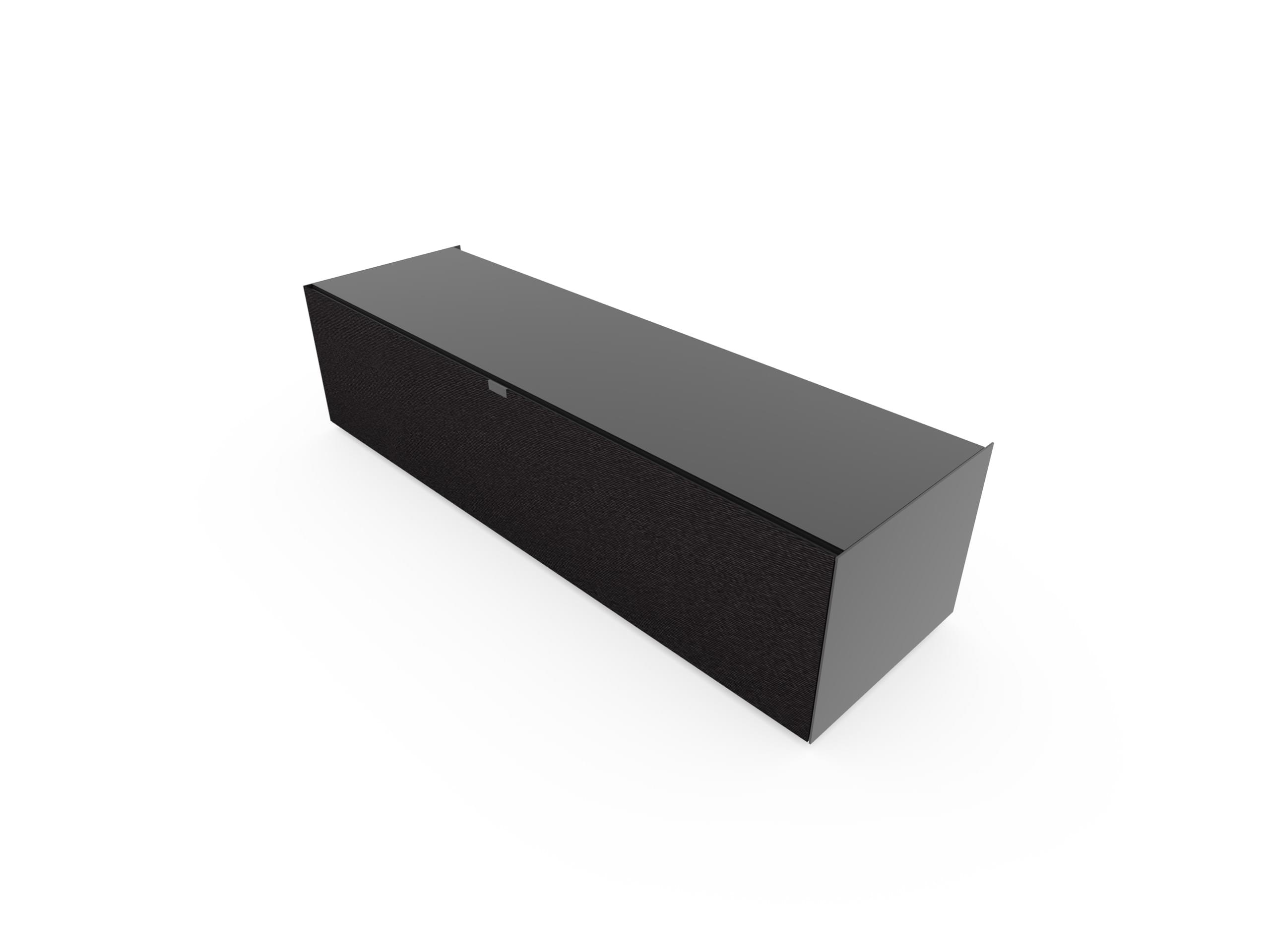 Soundbar tv-meubel - 1.66 breed - gesatineerd glas - Black
